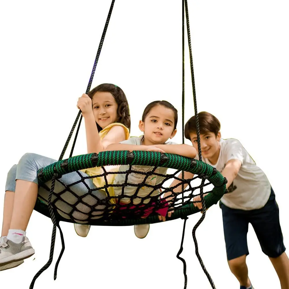100cm Uv Steel Hammock Swing For Indoor And Outdoor For Kindergarten Room Or Birds Nest Birds Web Round Swings