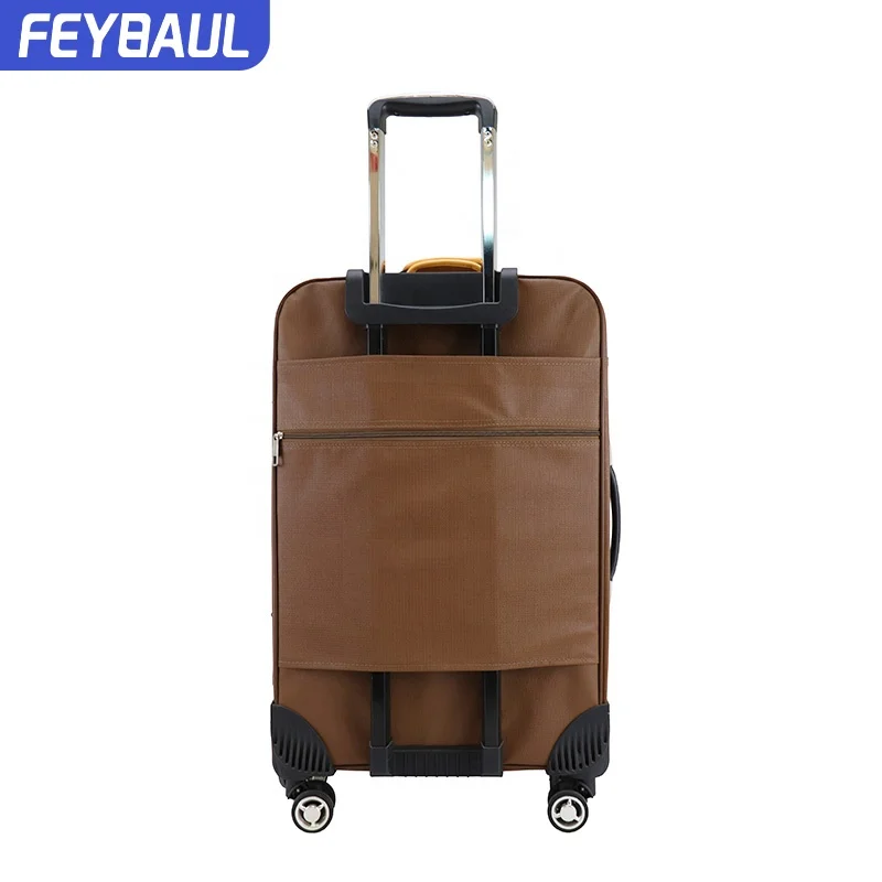 Hot selling 3pcs PU Leather suitcase set trolley bag luggage & travel bags