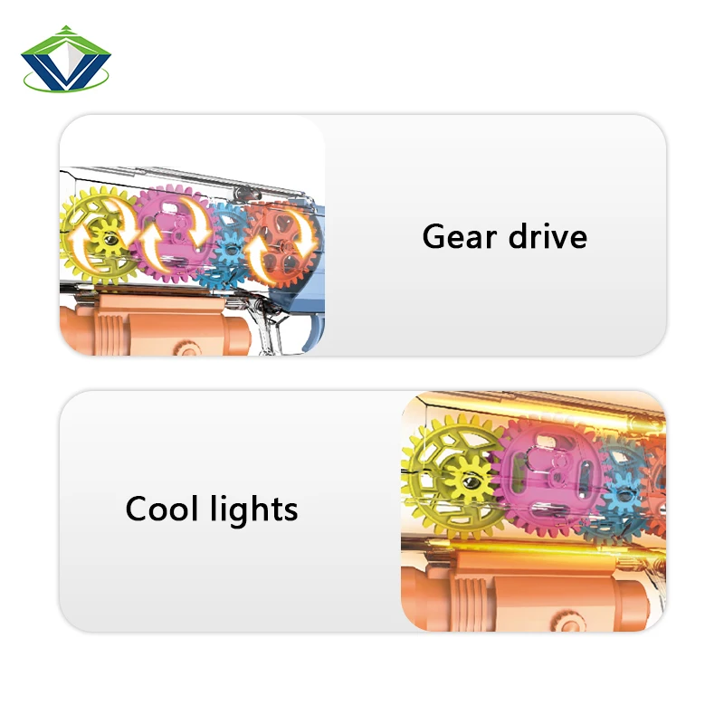 Hot Selling  Plastic Toy Pistol Gun Shooting Games Kids Gun Toy With Lights