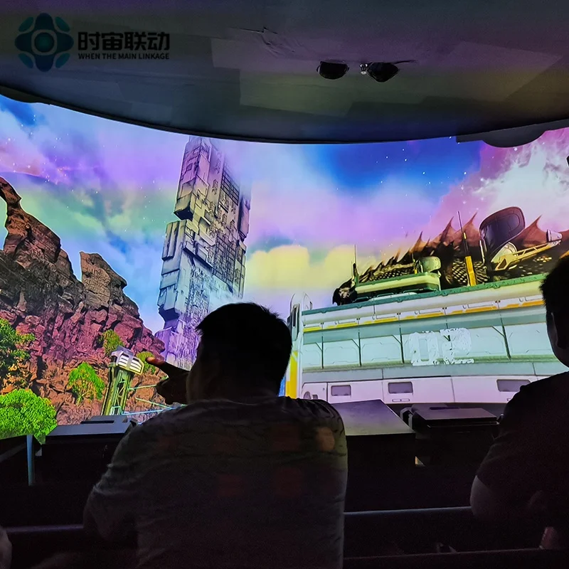 New 5d cinema simulator hot 9D orbital cinema flying ball screen immersive motion amusement equipment park planning supplier