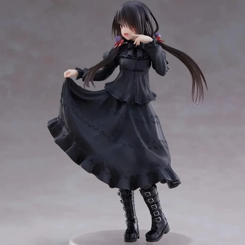 Anime Girls Model Figure Toy Standing Model Black Dress Girls Action Figure Cute Doll