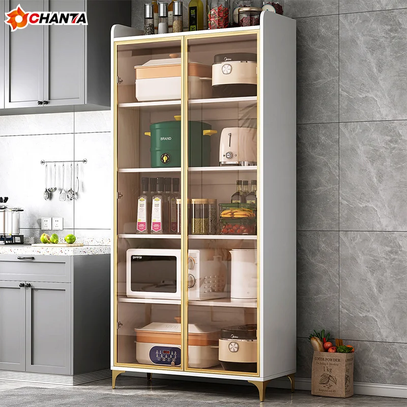 Многоуровневые кухонные шкафы