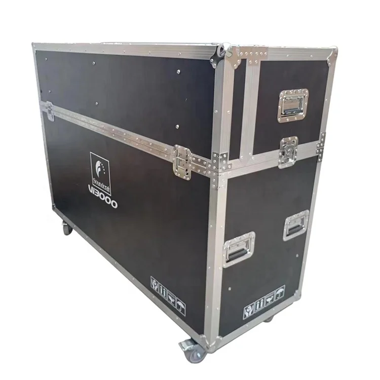 Hydraulic Flip Flight Pop up Road Case With Laptop Holder for Digital Live Sound Mixer Vi3000