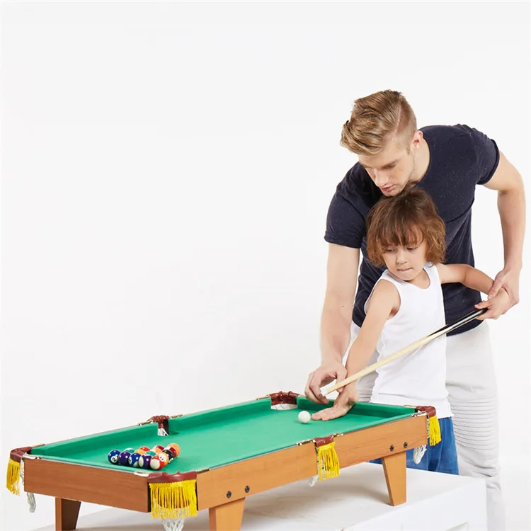 
Huangguan Decompression Tiktok Mdf Wooden Mini Indoor Billiards Cue Stick Table Top Games 