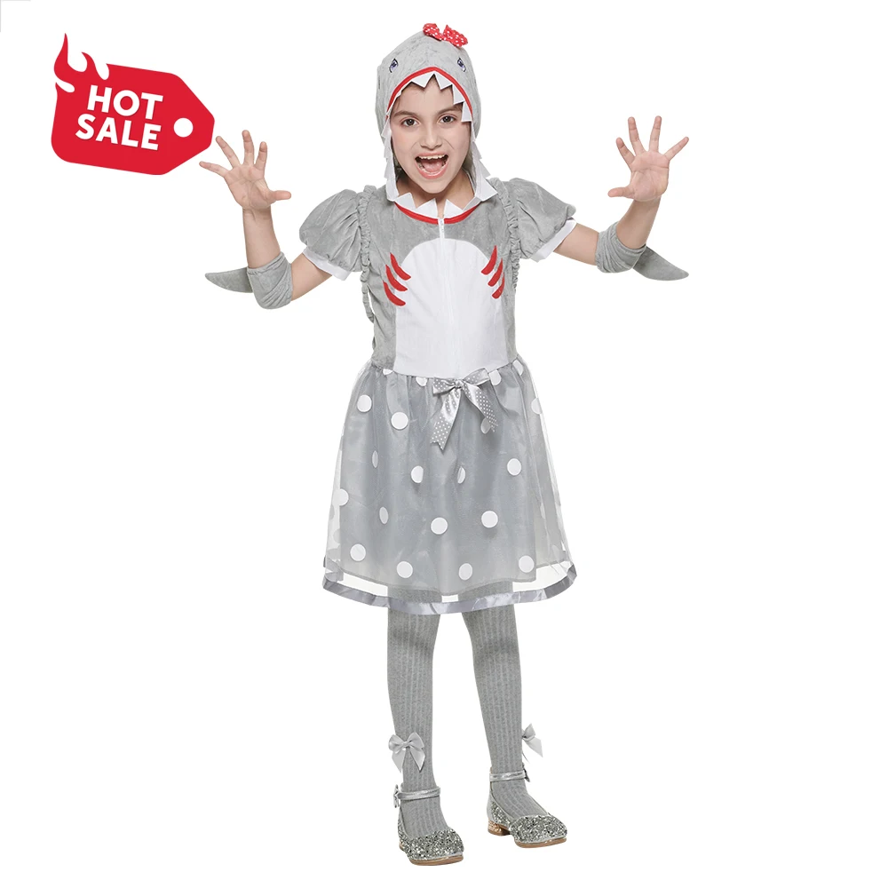 Shark Doll Clothes Ordinary Stage Costume Cosplay Party Cos Dress Cute Anime Comic Exhibition Dress up Boys and Girls Cloth