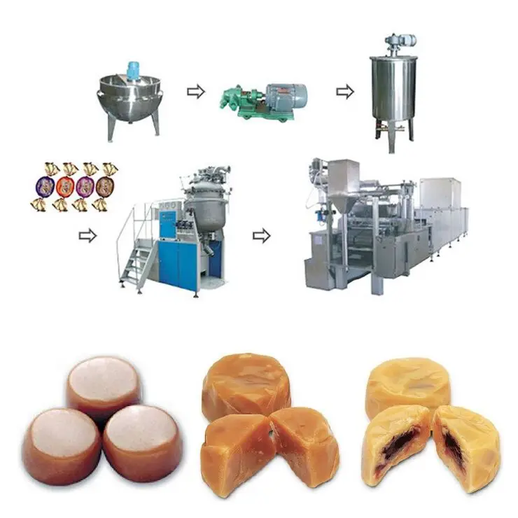 Made in china stuffed candy making machine sugar candy machine sweet candy machine