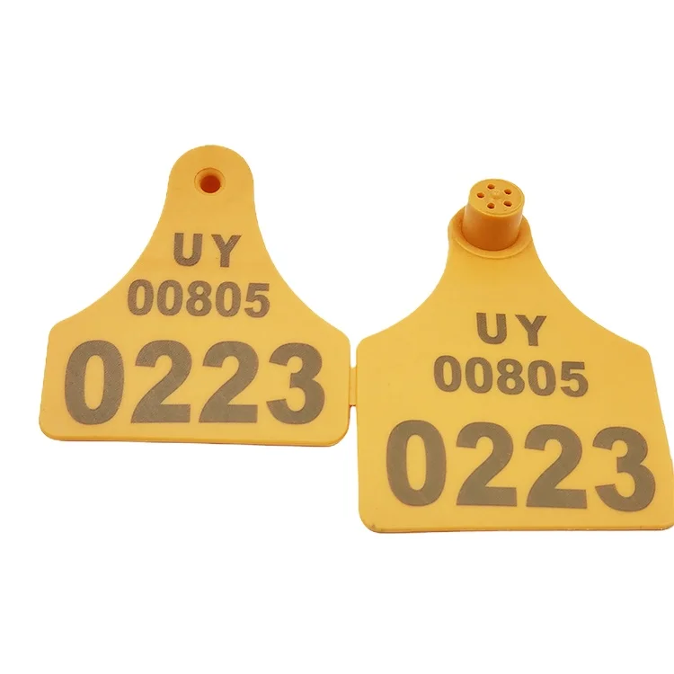 Rfid Barcode Cow Earbusiness Card Chip Uhf Goat Ear Tag Animarfid Cardear Tag for Sheep New New Product 2020 Provided PLC 0.01