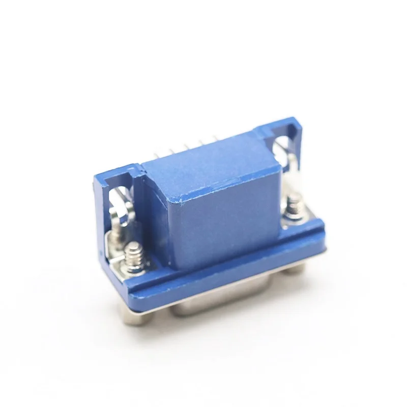 Cable Db37 female Solder Dsub Crimp Type Die Cast Backshells D-sub Hood Metal three Platoon right angle db 90 Degree Connector