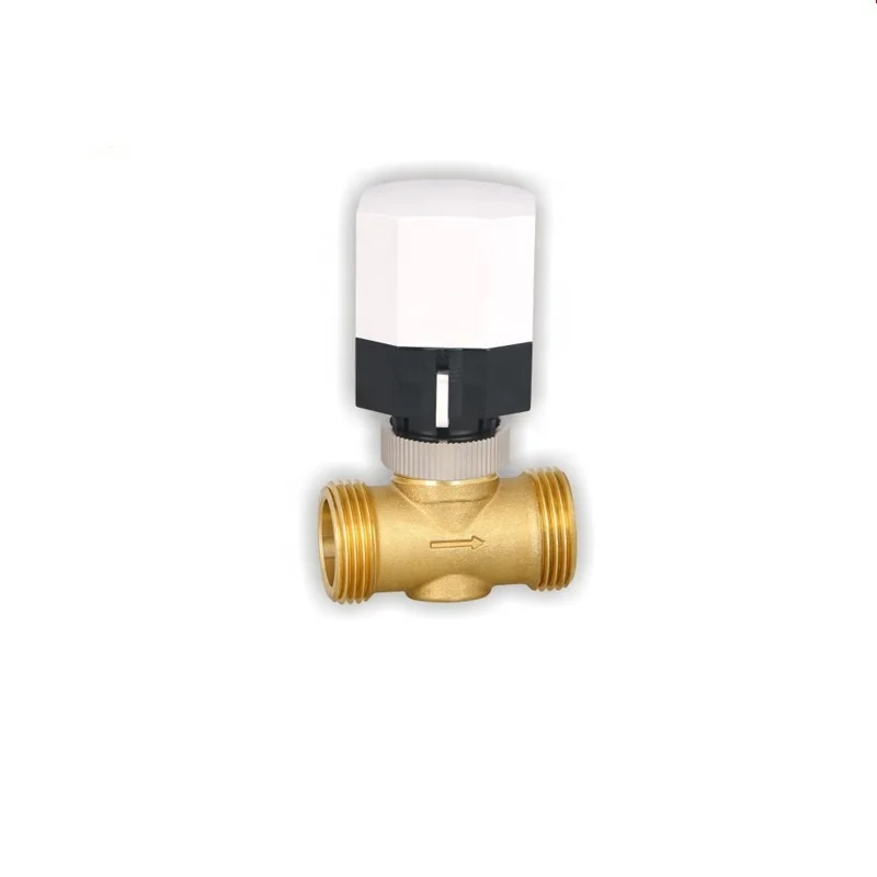China supplier  brass cold and hot water thermostatic mixing valve for solar heating