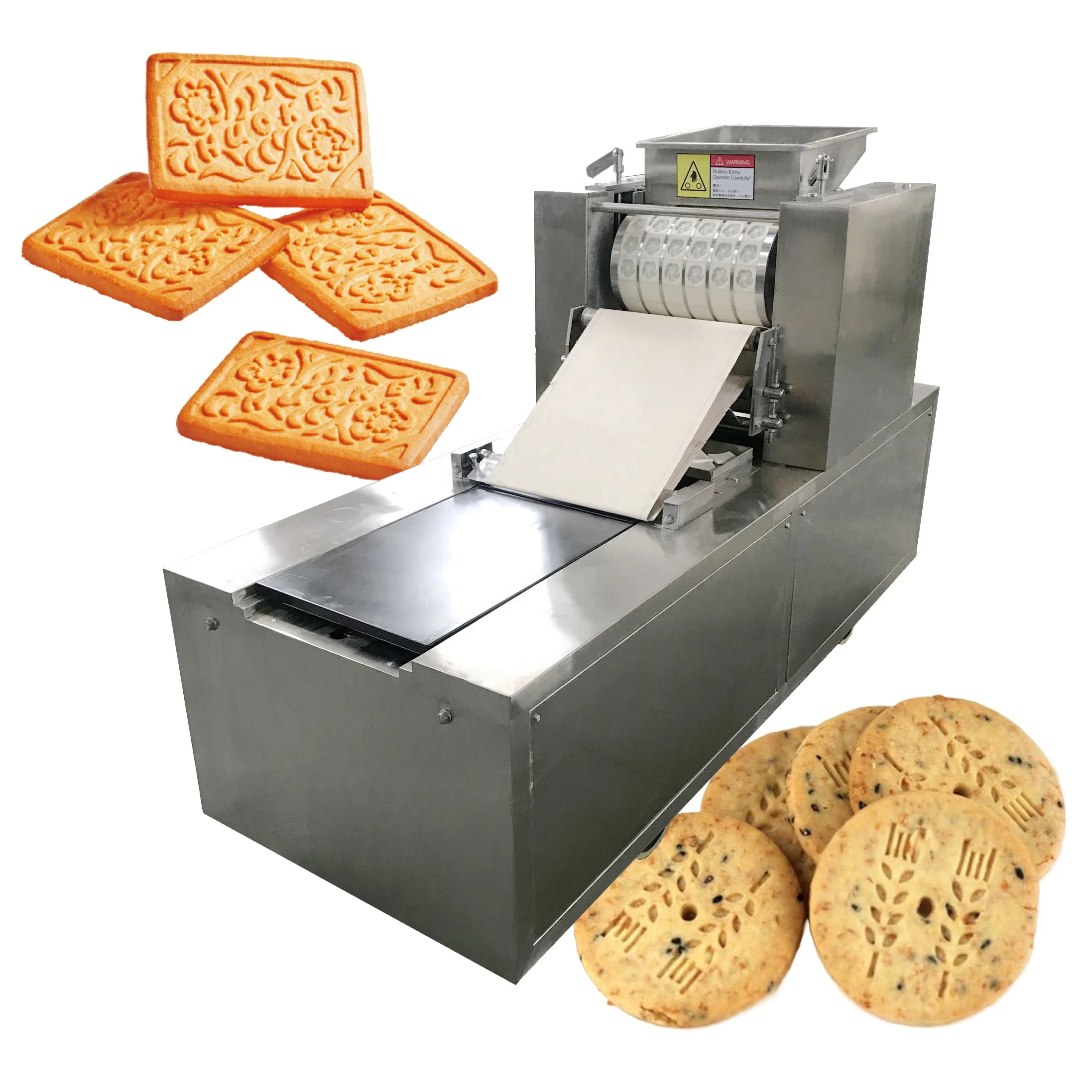 Маленькая машина для печенья ротационная линия по производству из хрустящего ореха оборудование формовки выпечки