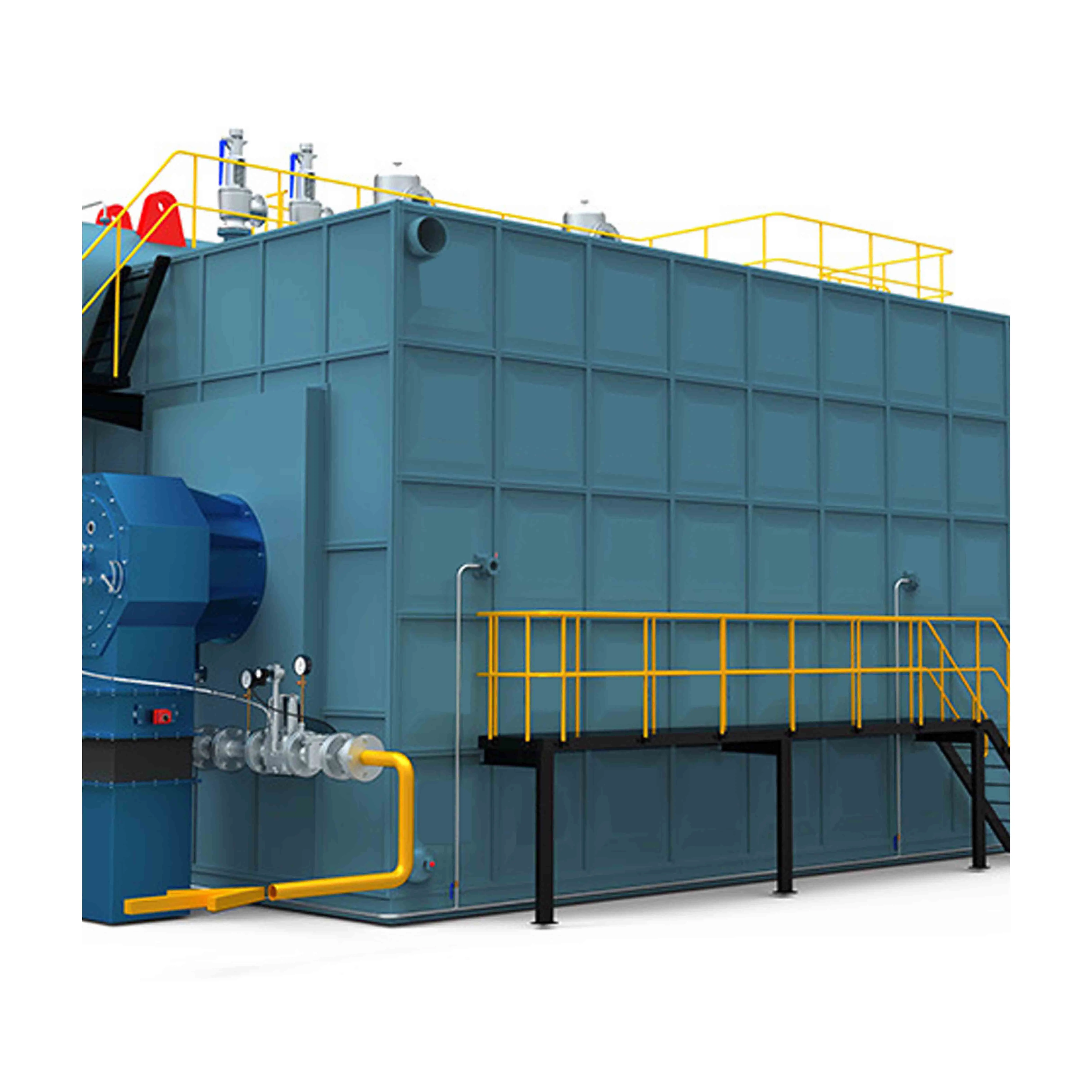 Manufacturers supply SZS series double drum reverse firing gas (oil) steam boiler hot water boiler