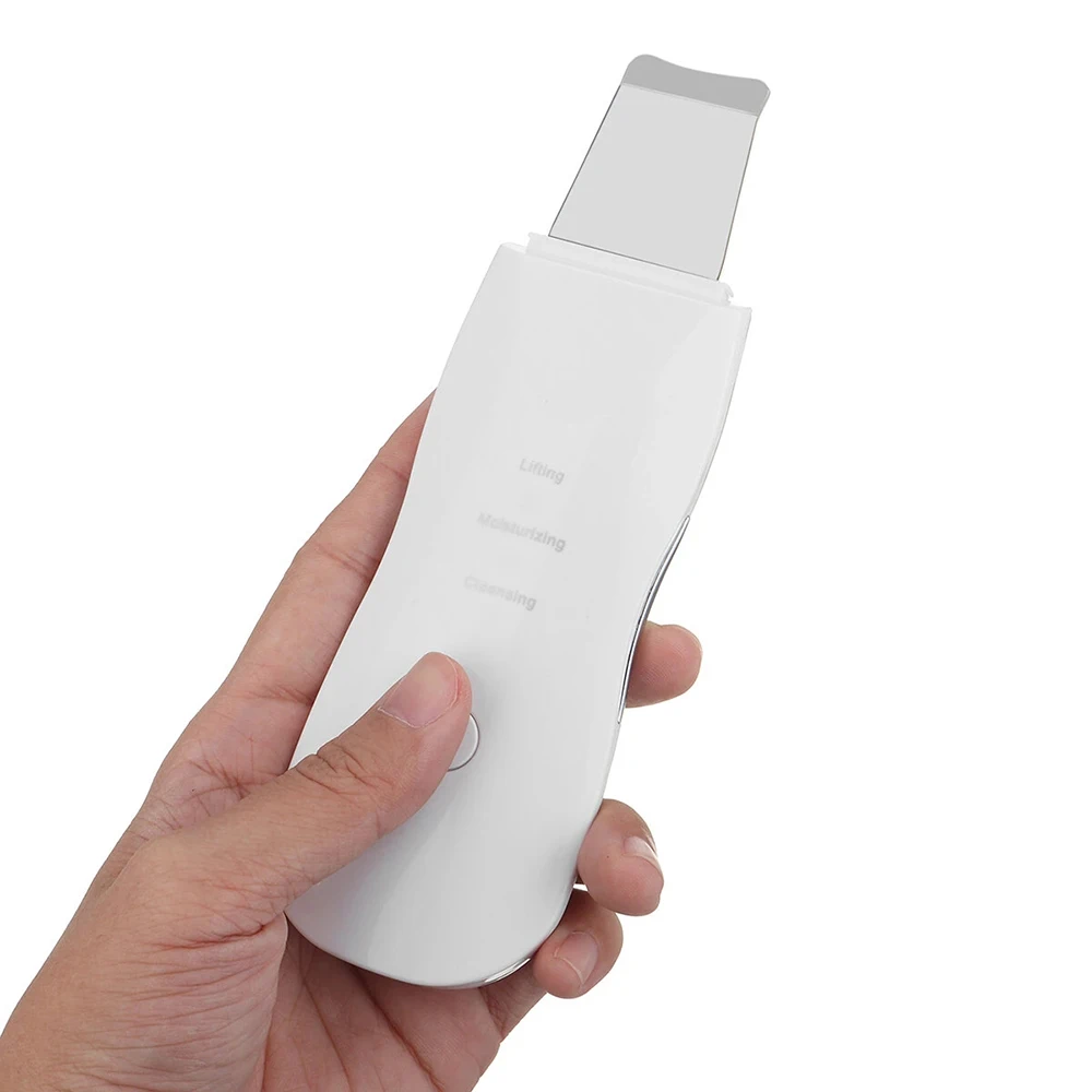 Ultrasonic Facial Spatula Skin Scrubber Beauty Cleaning Care Peeling Deep Blackhead Dead Electric Skin Scrubber