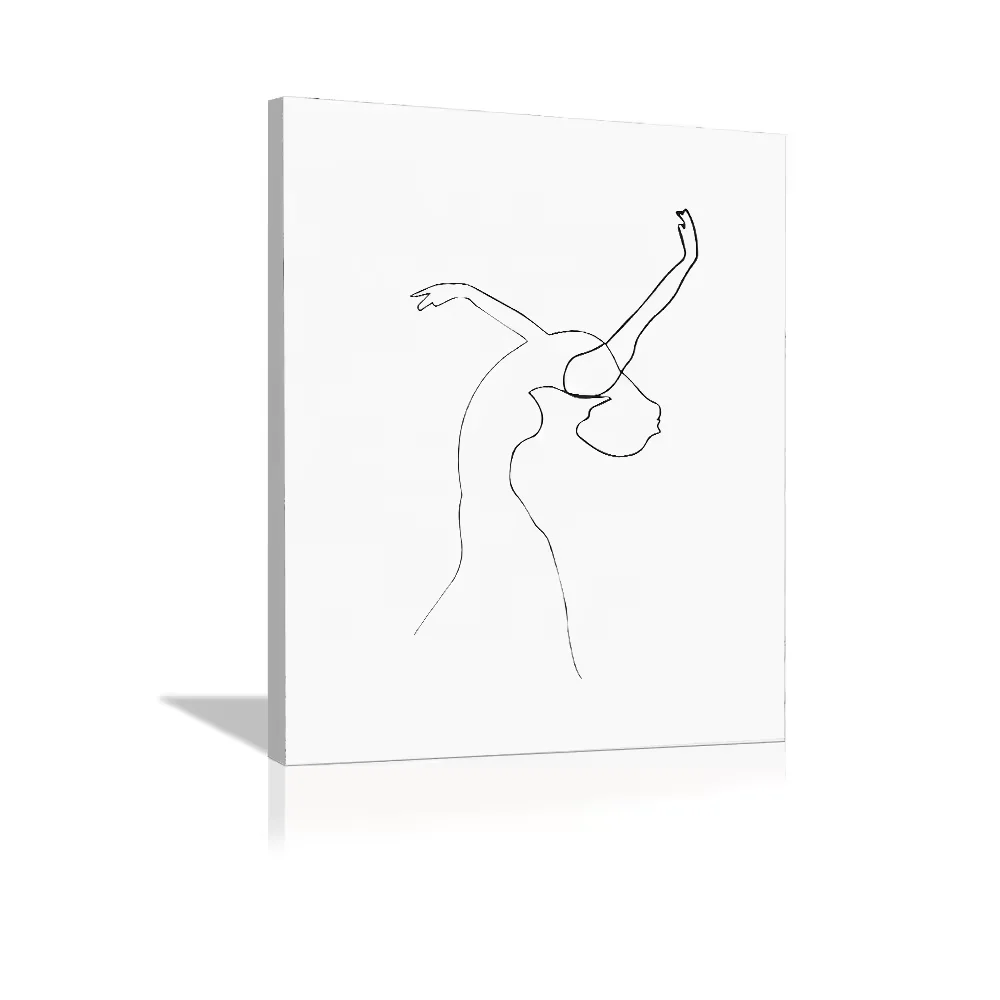 Figure Paintings Art Prints Abstract Dancer Posters Paintings And Line Wall Arts