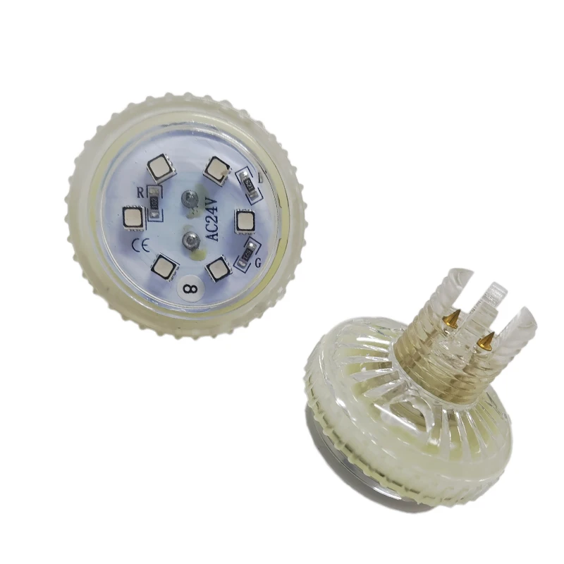 Amusement forain E14 ac24v rgb led rgb pixel 35mm led rgb auto program cabochon led