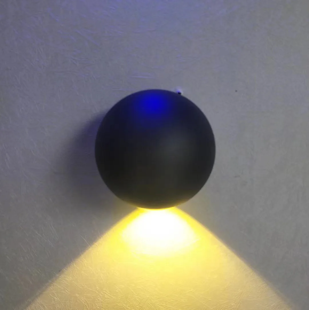 
morden lamps 10w indoor outdoor round waterproof bedside lamp wall 