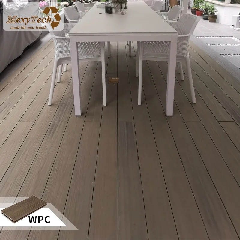 hot sale eco  crack-resistant outdoor co-extrusion composite decking  terrace wood good price wood plastic composite