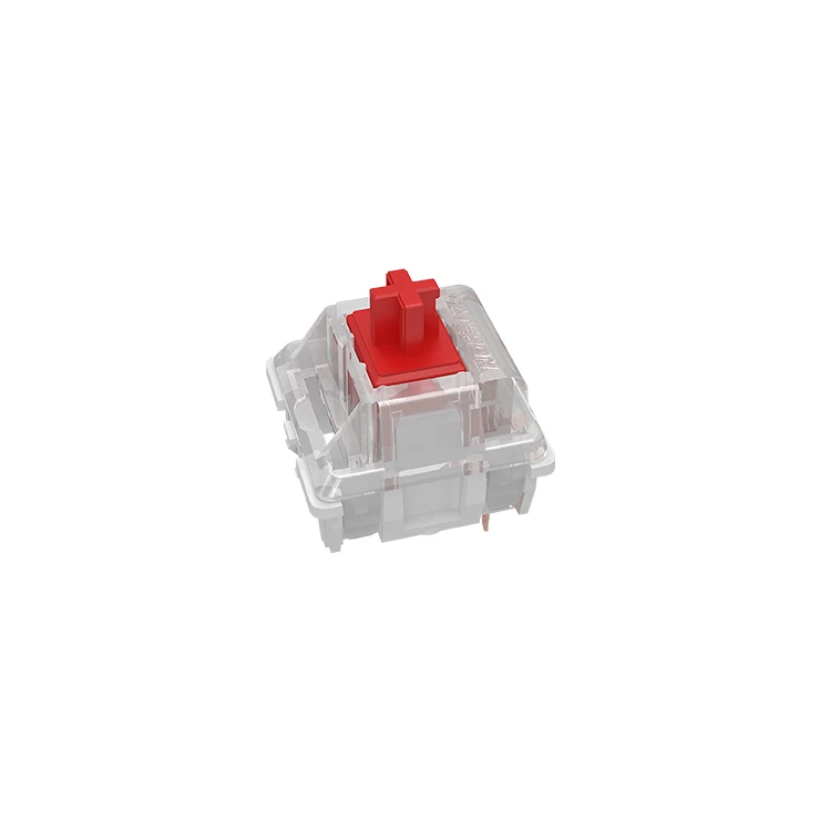 GATERON transparent mechanical keyboard switch shaft ks-9 red power optional