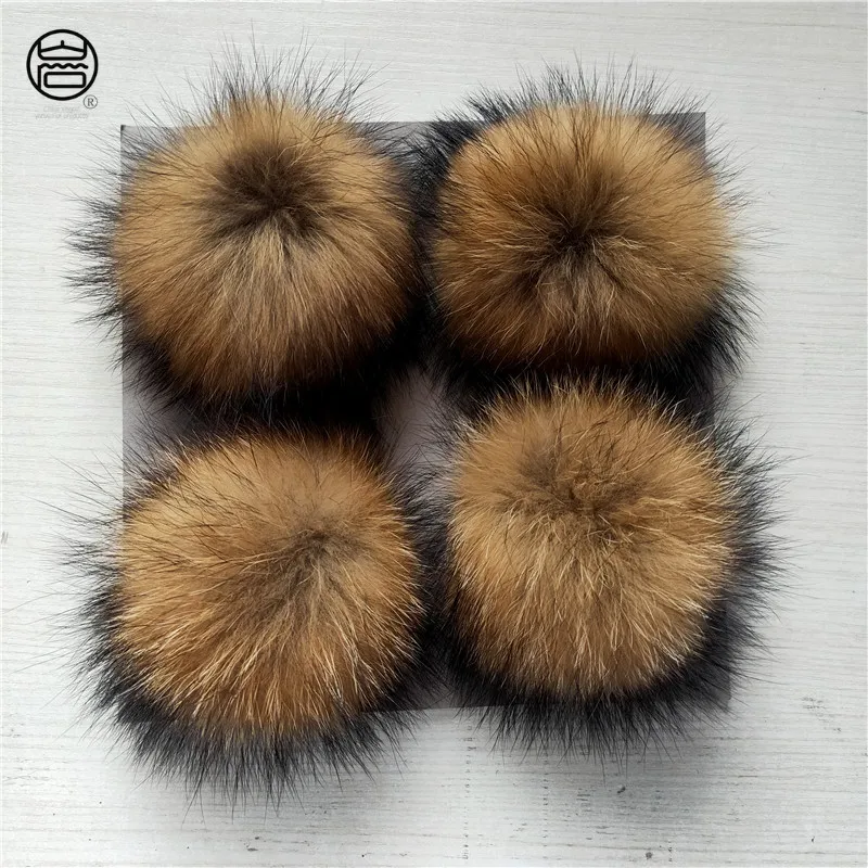 
wholesale pompons creative fur balls used in hats fur pom pom snap 