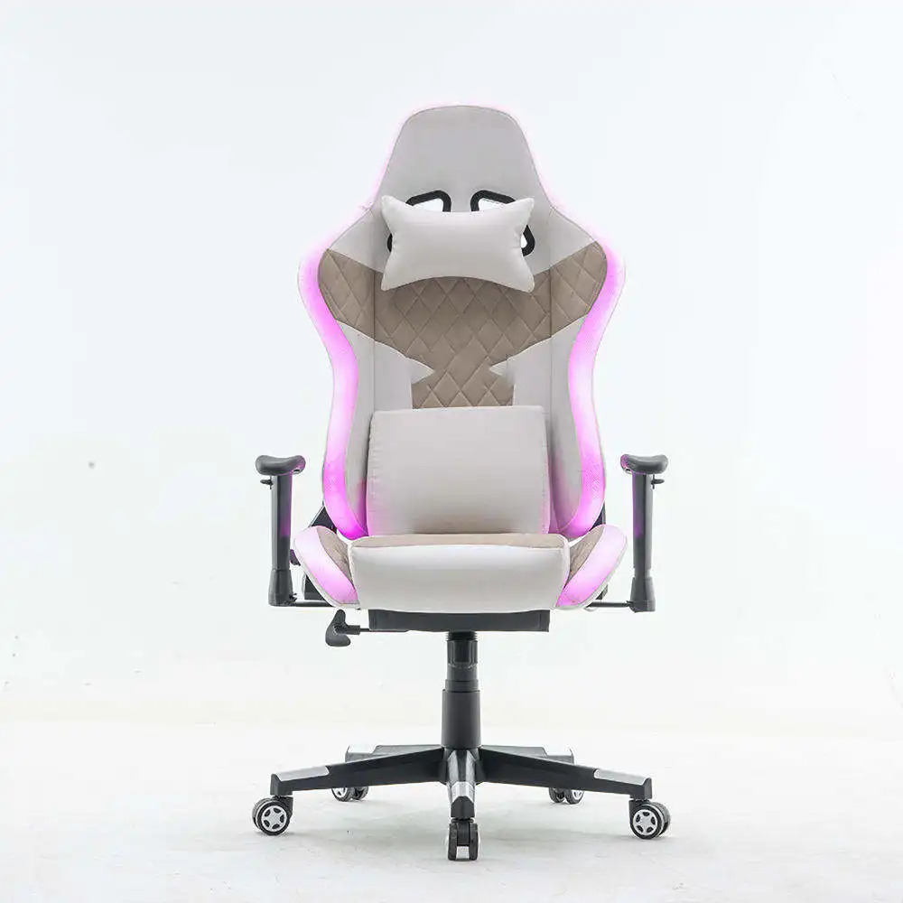 Gaming Chair Computer Silla PC Gamer Ergonomic Best New Reclining Office LED RGB With Lights and Speakers Silla Gamer Cadeira