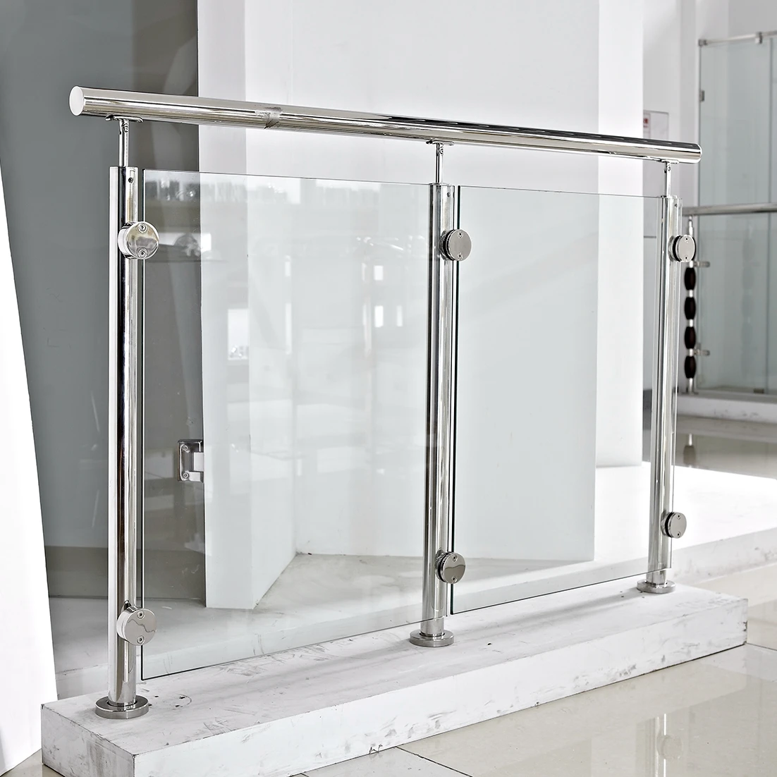 Best Selling Outdoor Frameless Glass Balcony Railing New Design Modular Guardrails