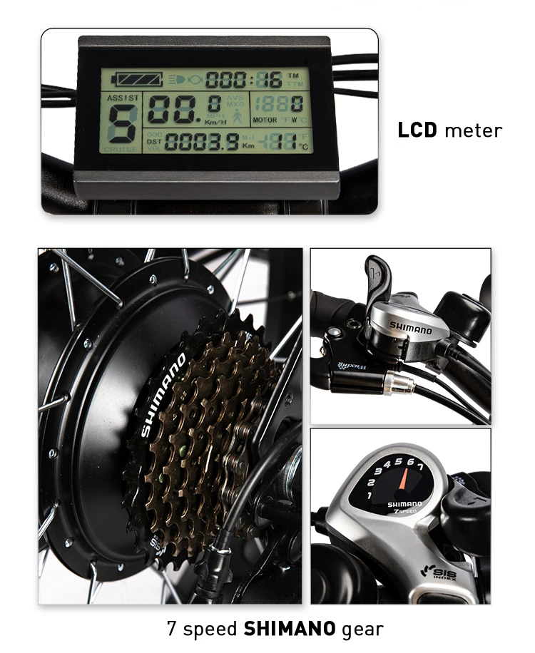 wholesale China factory price LN20M04-H 48V500W folding electric bicycle e-bike fat tire electric bike