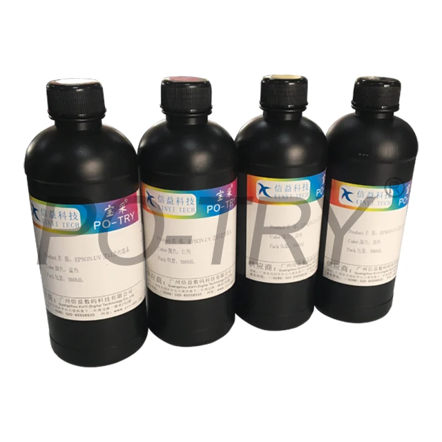 Low Price Yellow Uv Flexo Printing Ink Blue Toshiba Ce4 Uv Printer Ink Yellow Uv Ink For Epson 1390