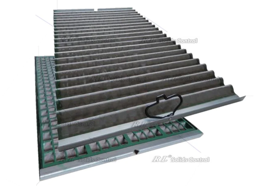 Solid control oil drilling vibrating screen wave screen