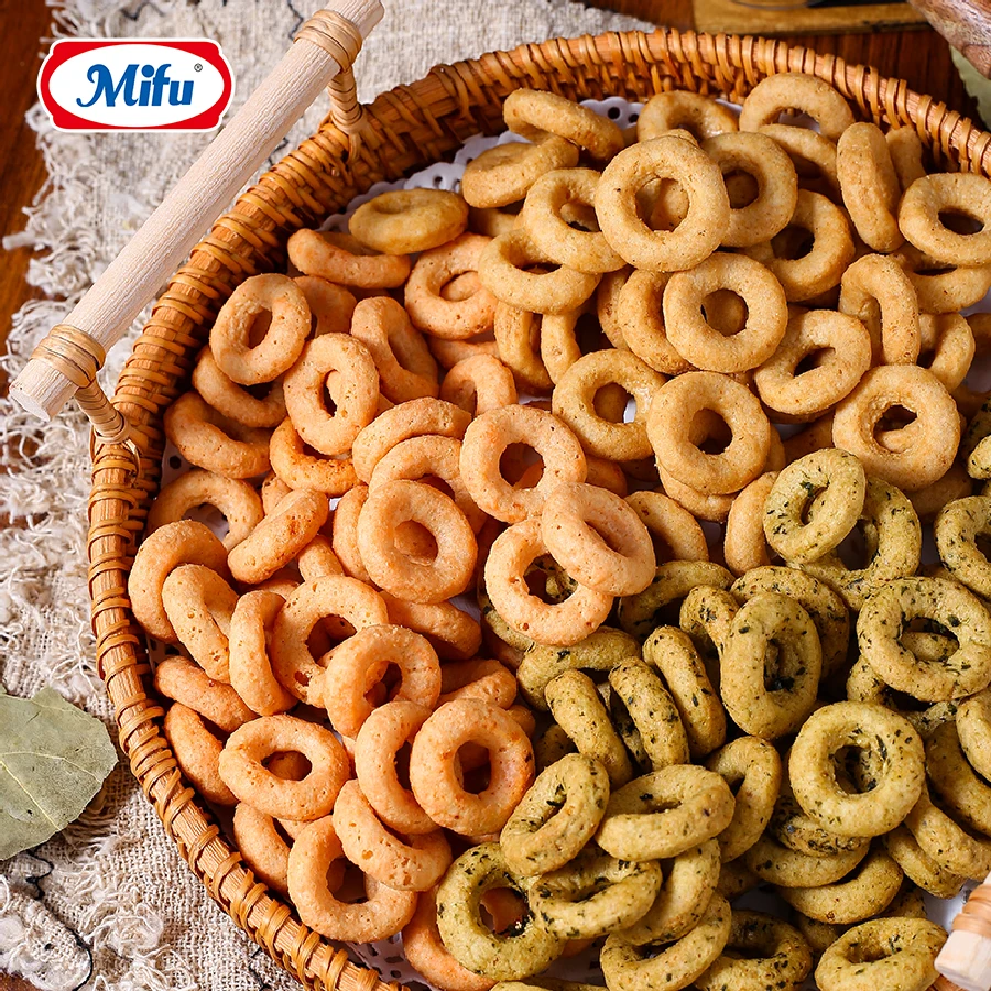 Wholesale Biscuits Baged Delicious Casual Snack Non-fried Baking Biscuit Circles For Home Office