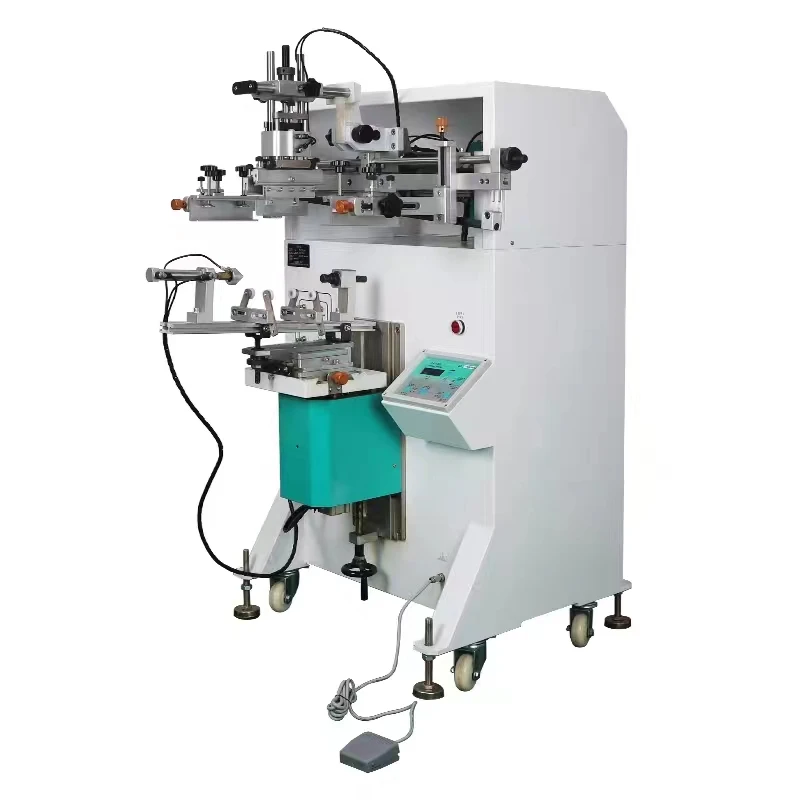 Semi Automatic Screen Printing Machine for Bottles High Efficiency Single Color Screen Printer