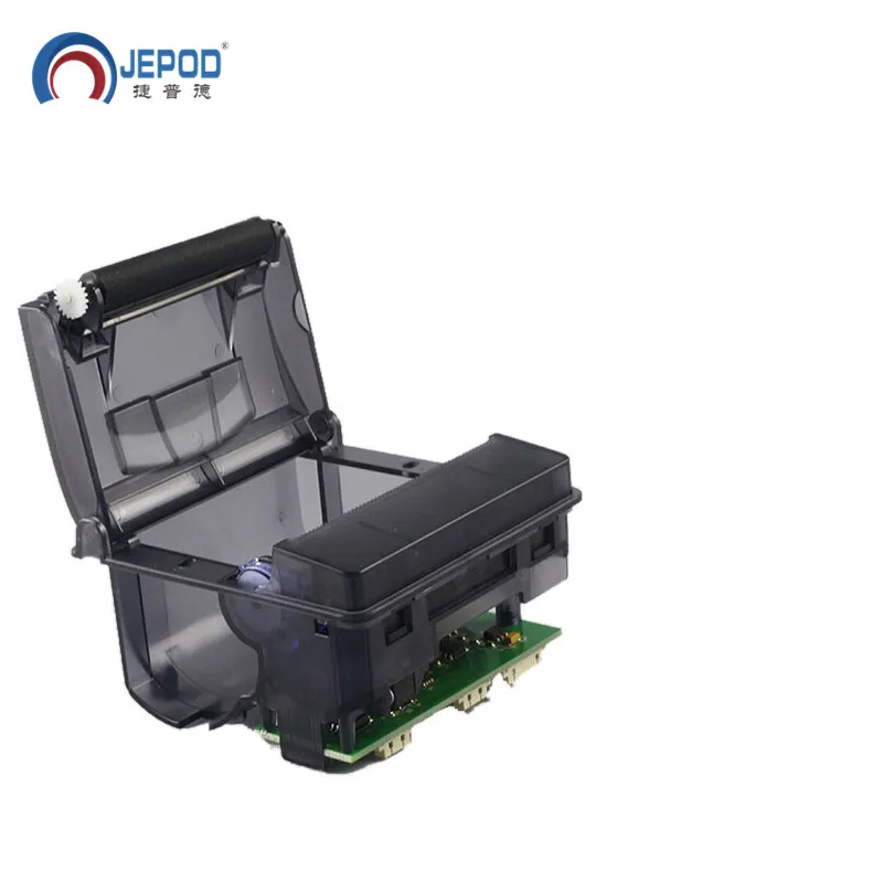 JEPOD JP-QR205 58mm BT TTL RS232 Thermal Receipt Printer POS58 Panel Printer Mini Embedded Panel Printer for Taximeter Printing