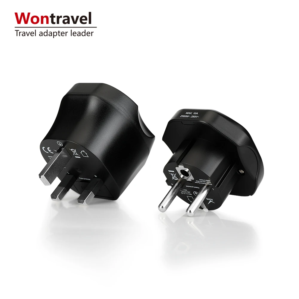 Универсальный зарядное устройство бизнес подарок один штекер 13A ЕС в Великобритании AU США разъем 3 контактный дорожный адаптер