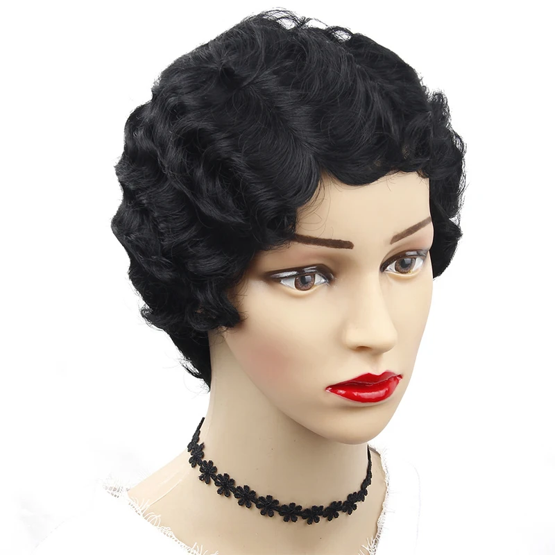 
Short Wigs For Black Women Hair Curly Wig 