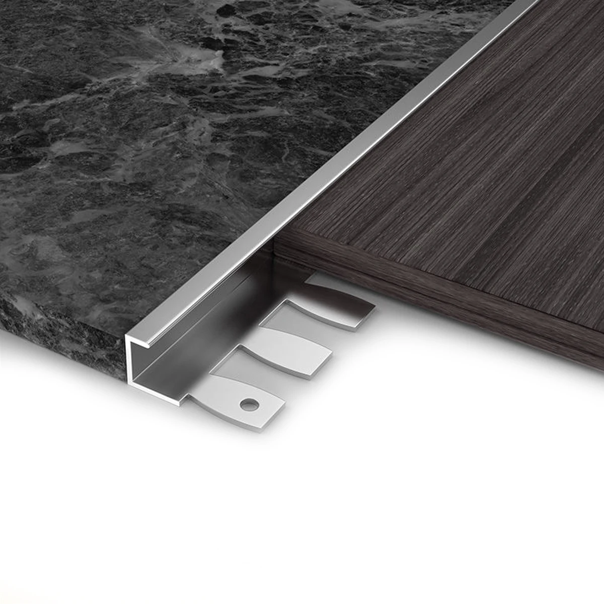 Ceramic Floor C Type Aluminum Tile Trim Decorative Metal Transition Strips