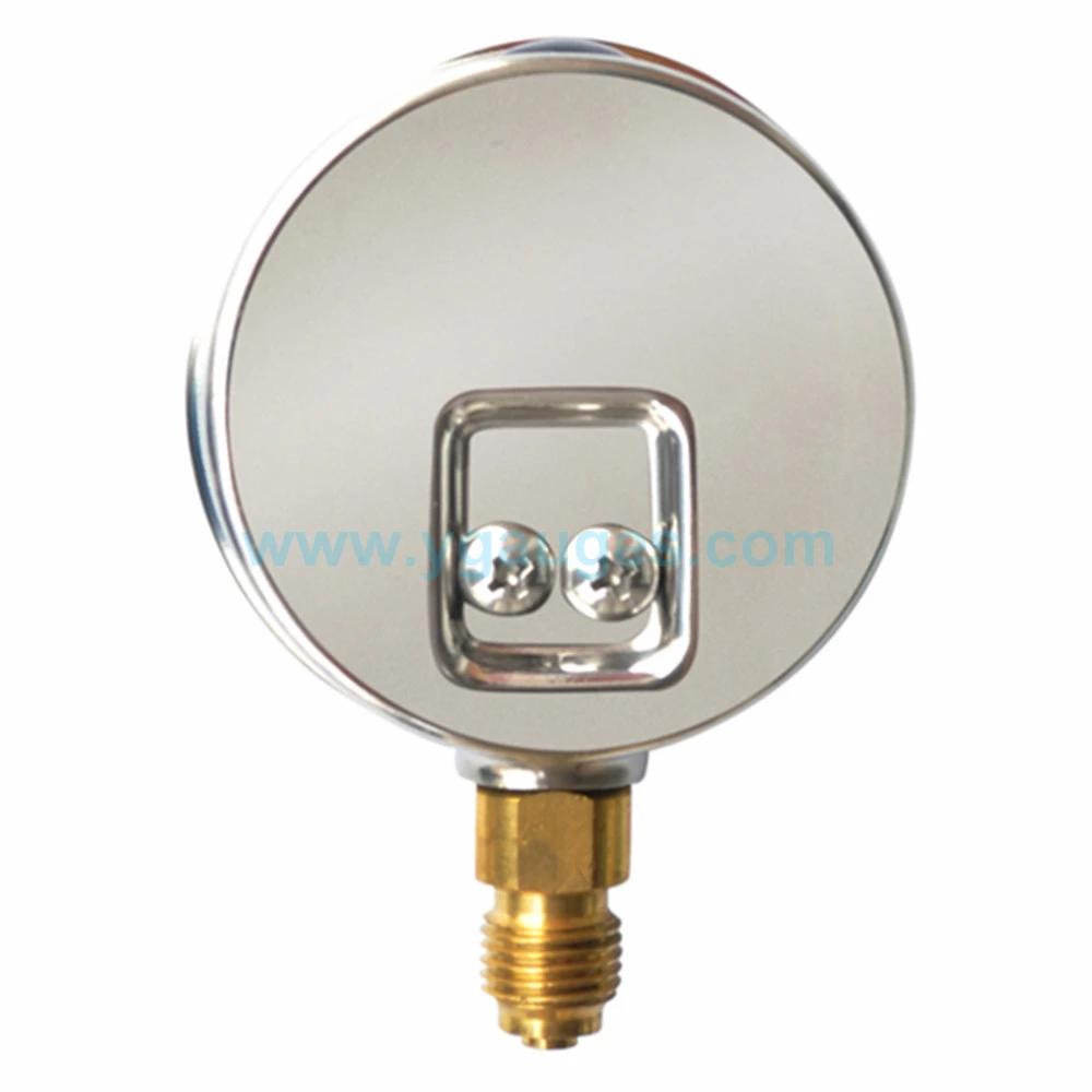 Stainless Steel Liquid Filled Gas Cylinder Pressure Gauge