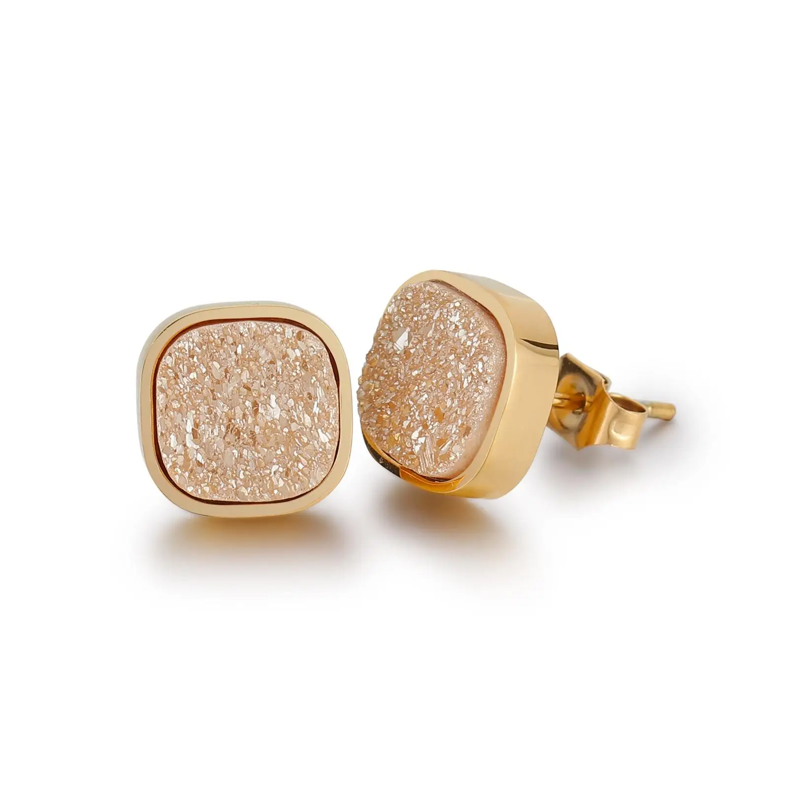 
Женские серьги-гвоздики из нержавеющей стали 