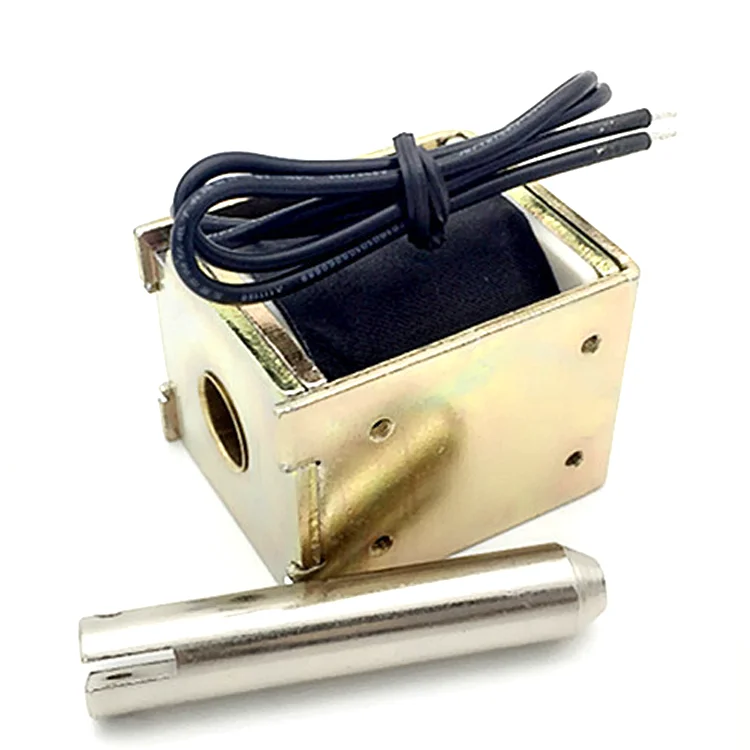 JSO-1250 12v 24v dc open frame push pull solenoid