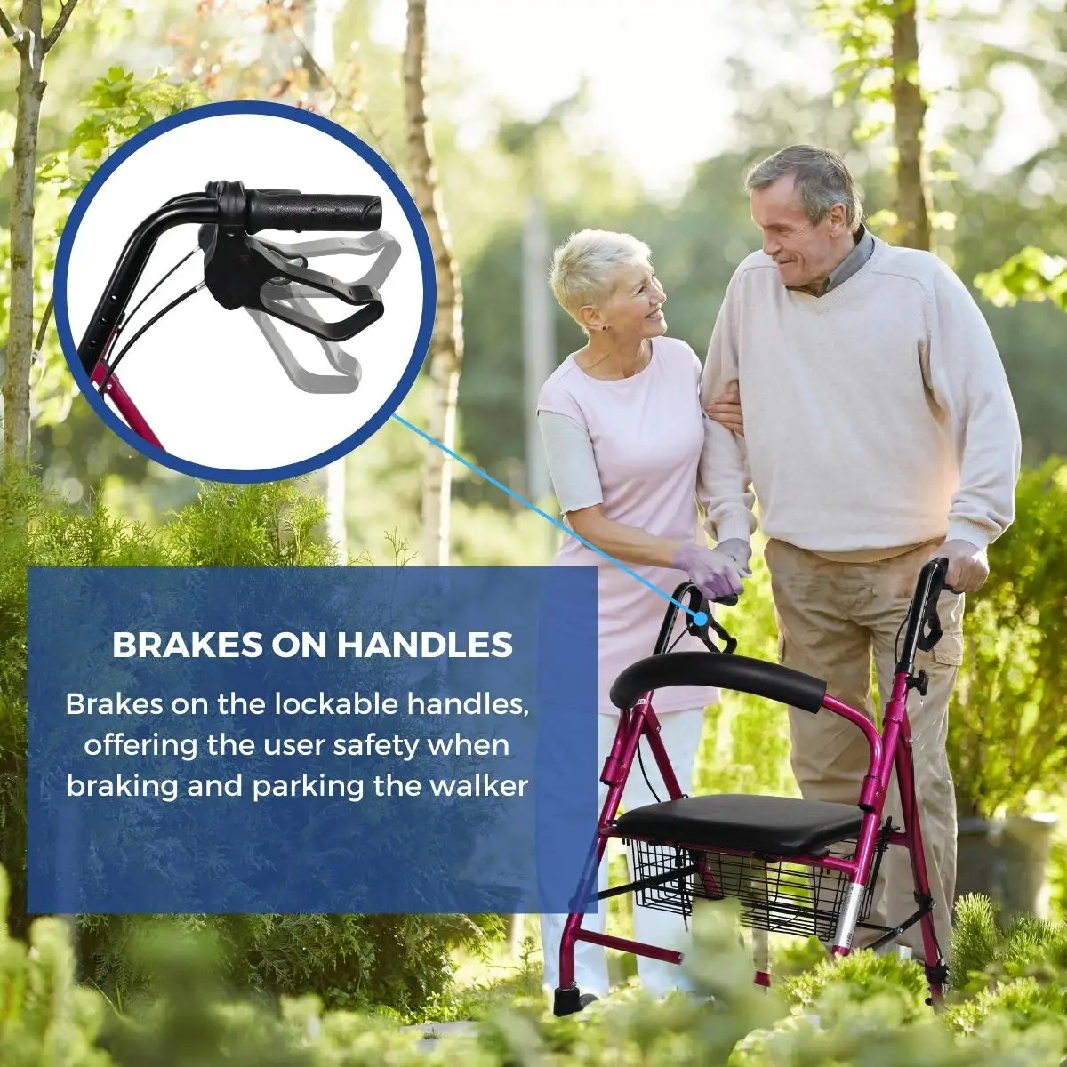Spanish Quality Guarantee Mobiclinic Brand Comfortable And Safe Walkers for Adults For Wholesale Export