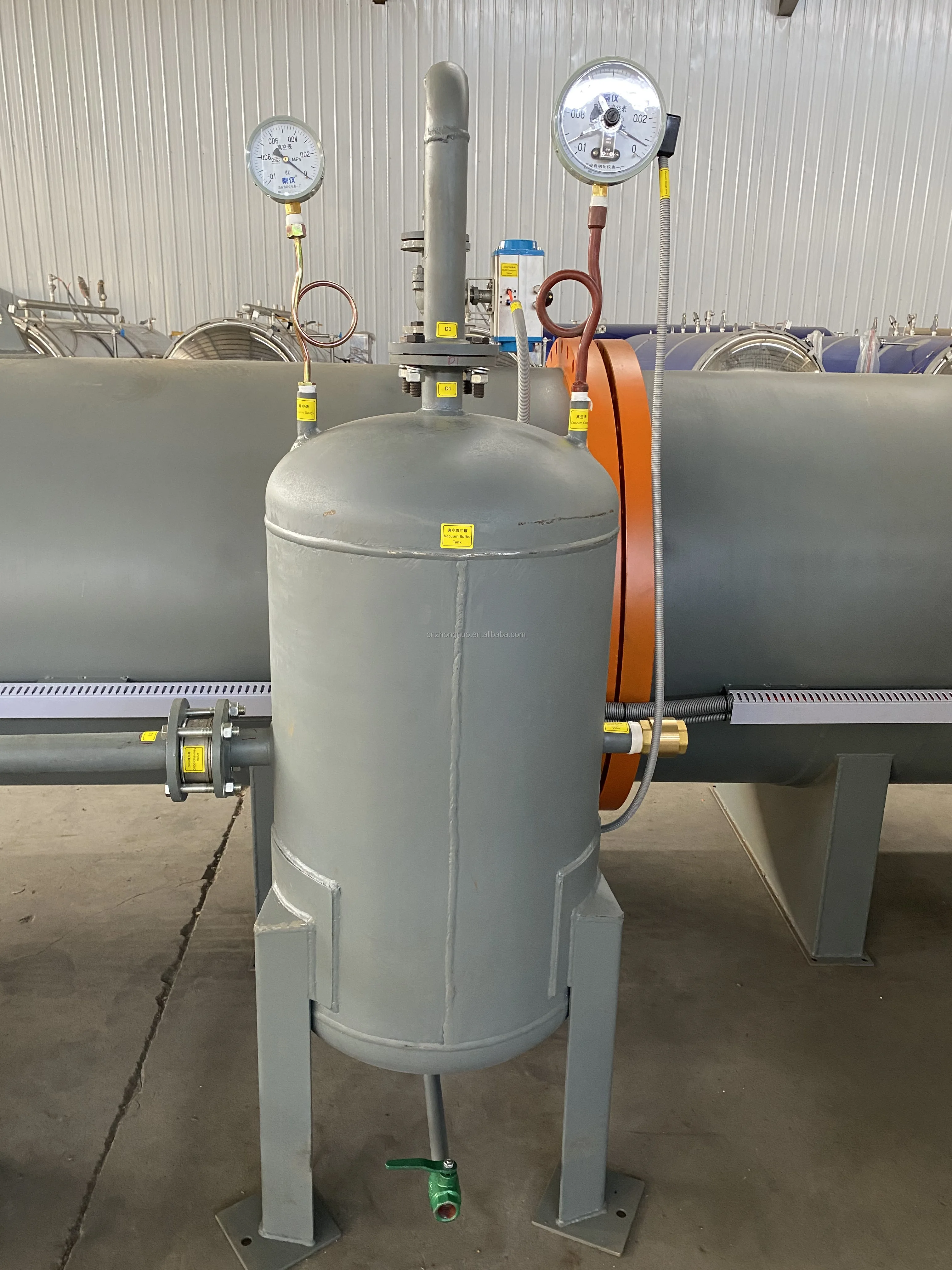 ZHONGNUO 1*12.5m Vacuum Wood Impregnation Autoclave for Abubaker