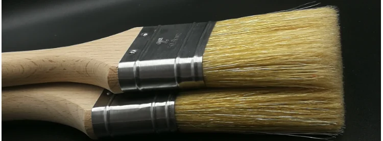 Pig hair painting brush Chinese bristles brush paint brush making machine