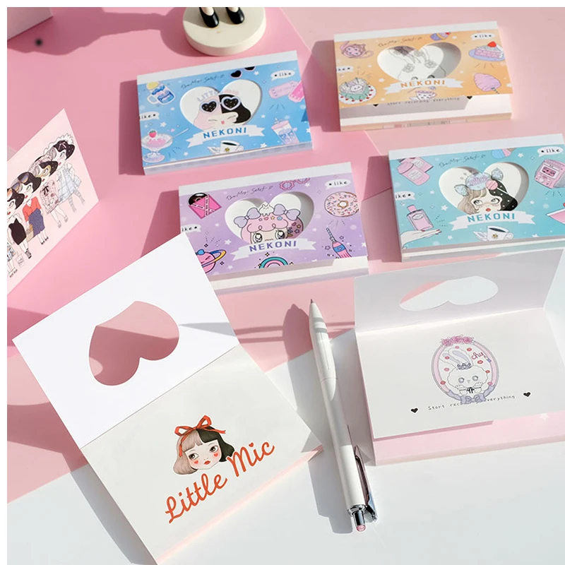 Nekoni Micoo Glitter Pocket Notebook Portable Mini Journals Note Books Notepads with 100g writing Paper Travel Notebook Journal