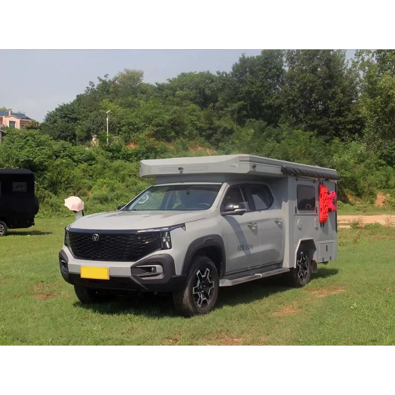 Factory Direct Sales Customized Motorhome Para Camion Off-Road Motorhome Rv Caravan Camper Trailer for Road Travel