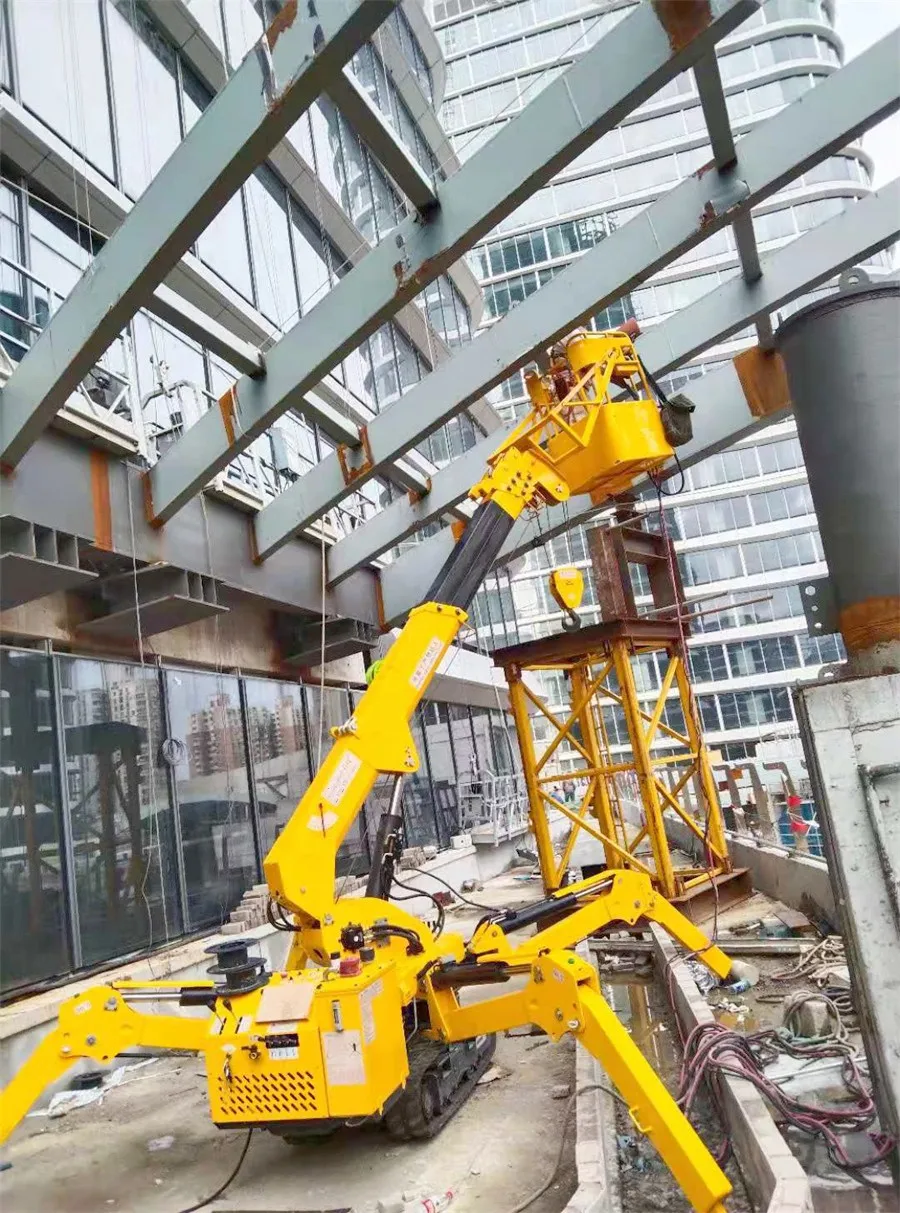 Smart Design Spider Crane Manufacturer 3 Ton Mobile Lifting Crane 5 Ton Spider Crawler Crane