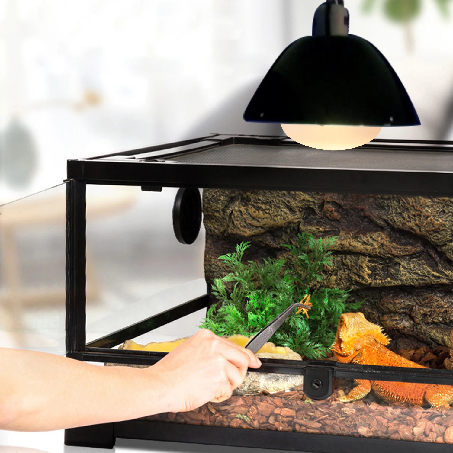 J&C UVA/UVB Mercury Vapor Lamp Heat Lamp reptile led reptile dome lamp for Tortoises Reptiles