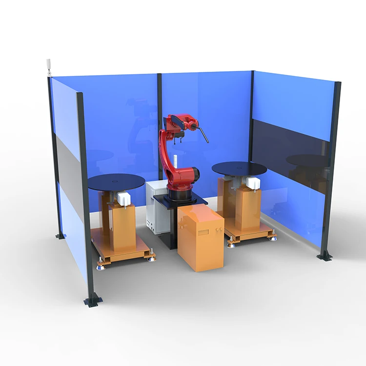 
6 Axis Industrial Automatic Polishing Robot For Loading And Uploading 