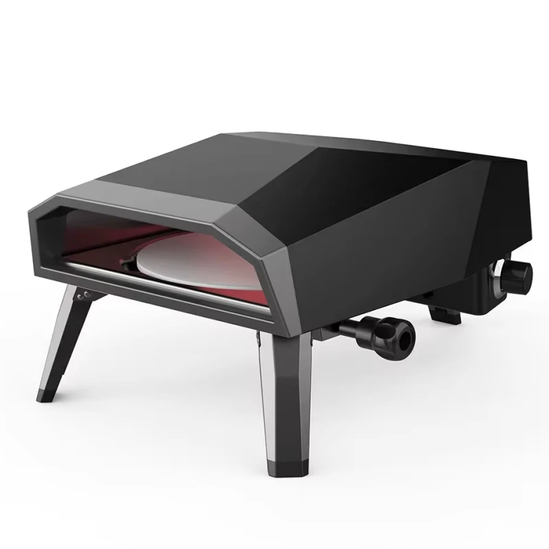 Портативное Оборудование Для Выпечки Пиццы вращающаяся газовая печь с вращающимся камнем для хлебопекарного фургона домашней кухни машина пиццы