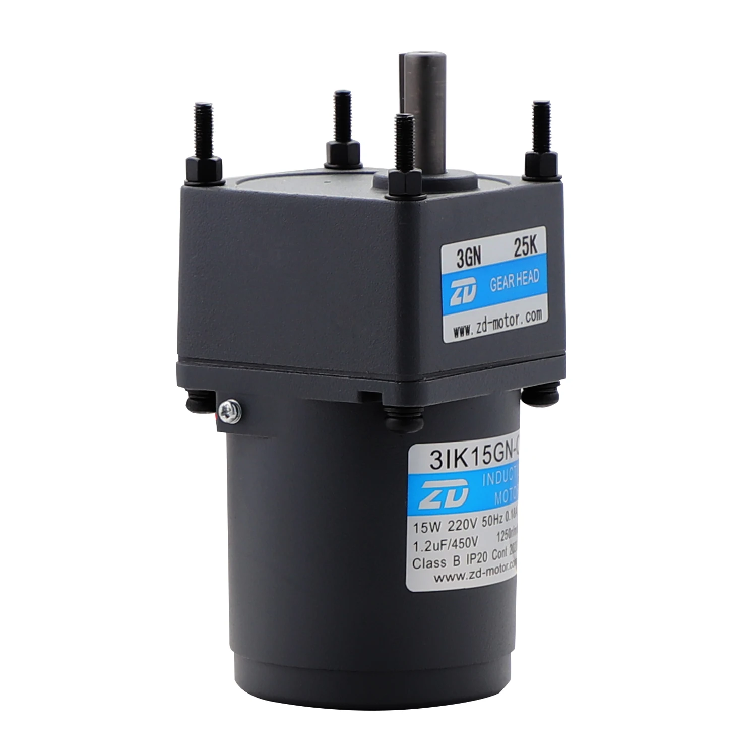 ZD MOTOR Parall Shaft 90mm 40W AC Induction Geared Motor