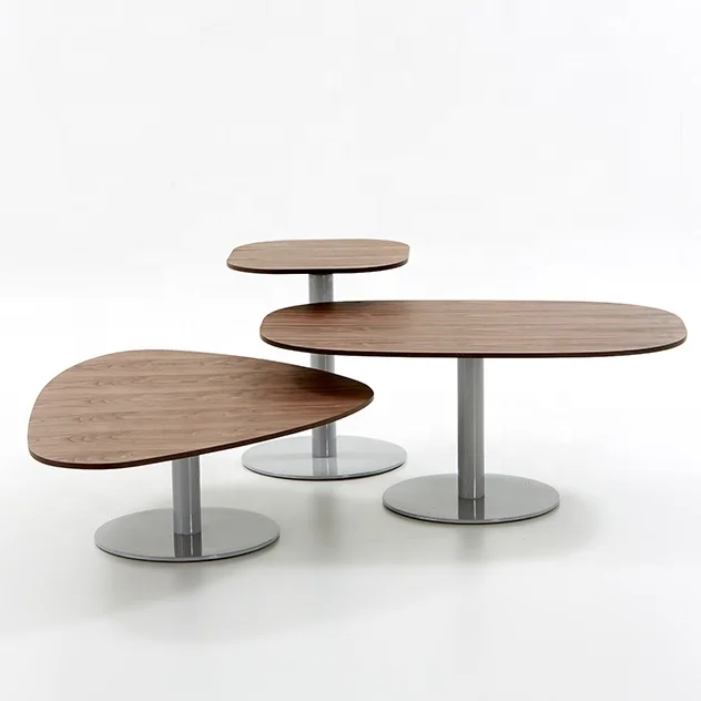 Popular Modern Design 3 Set Side Table Sofa Center Side Table Coffee Tea Table Set Wood