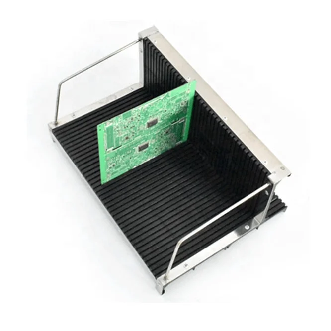 
Electronic Industrial L Style ESD Antistatic PCB Tray Circulation Hanging Basket Rack Storage Rack for SMT Product Line 