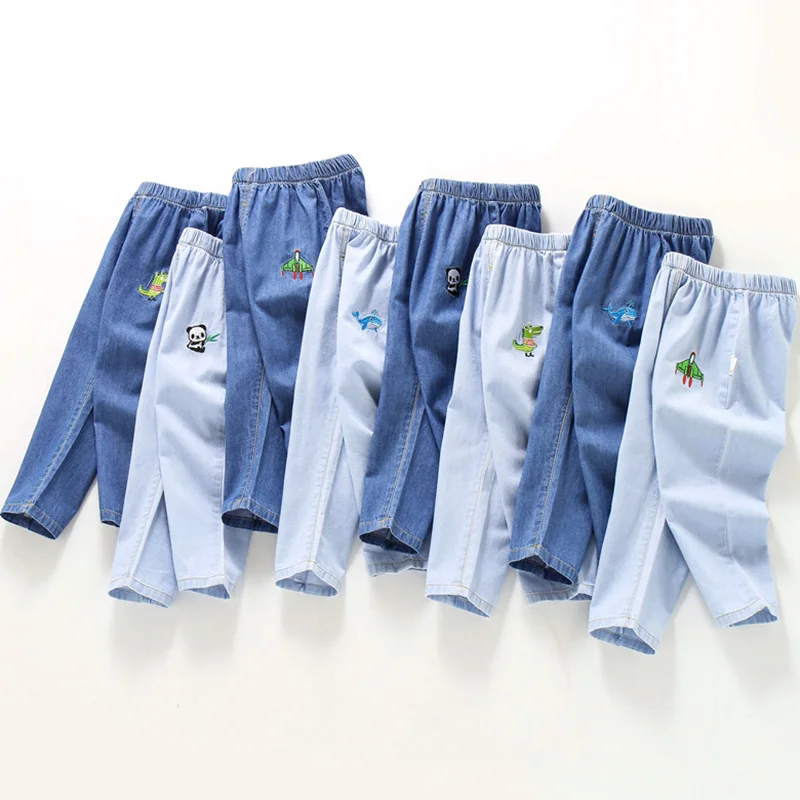 Boys Girls Jeans for Kids Spring Autumn Trousers Children Jeans Kids Fashion Denim Pants Baby Boys Jean Infant Children Clothing