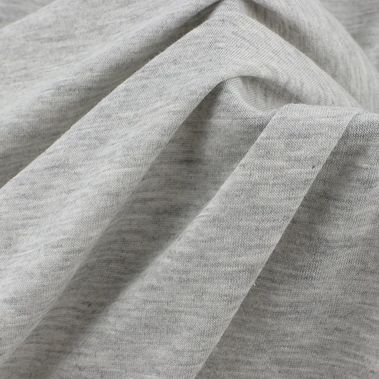 Wholesale 40S Odell Spandex Knitting Combed Plain Dyed Cotton Single Jersey Fabric Solid Jersey Stock